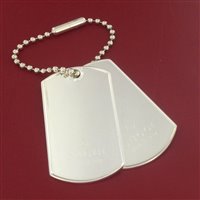 Necklace Gucci Man Dog Tag in Silver YBB010492001 - YBB010492001